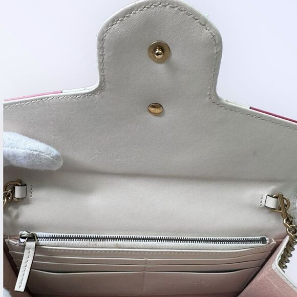 Gucci Marmont Trompe L’Oeil Wallet on Chain - Picture 6 of 9